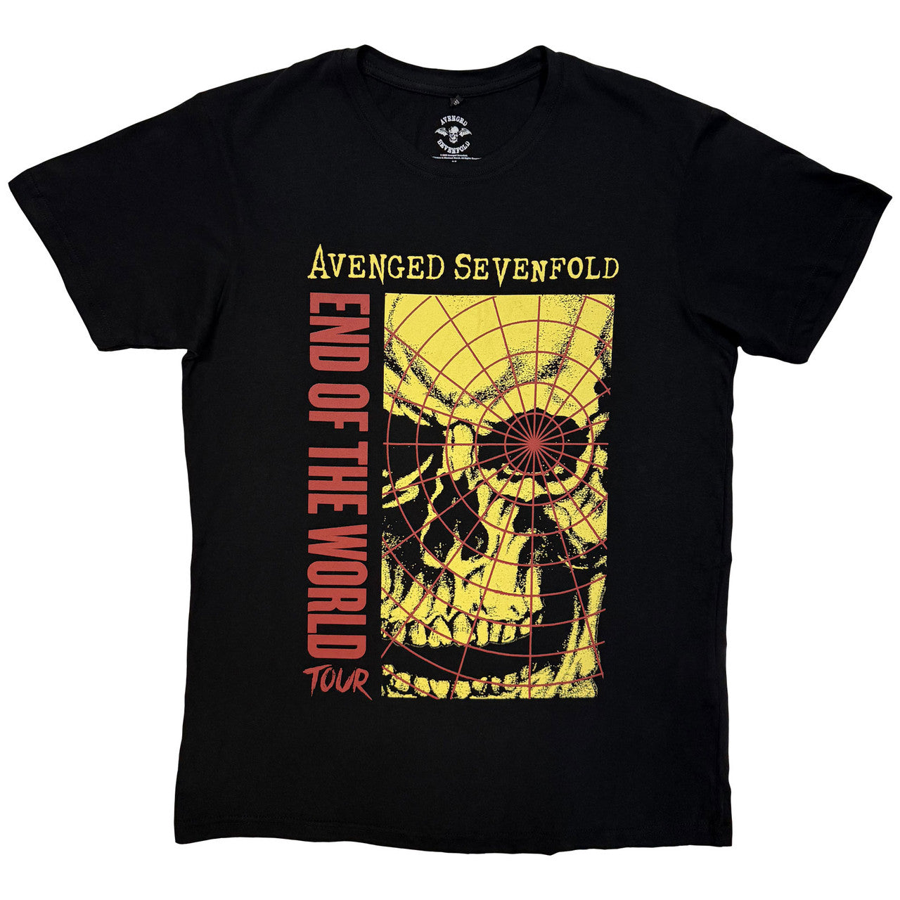 AVENGED SEVENFOLD Carbon T-Shirt, End Of The World Tour
