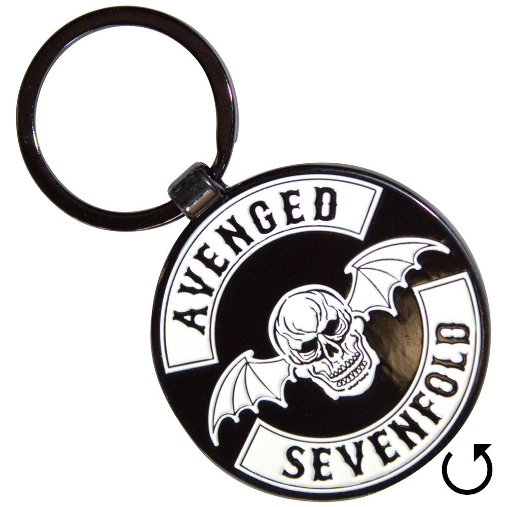 AVENGED SEVENFOLD Keychain, Deathbat Crest