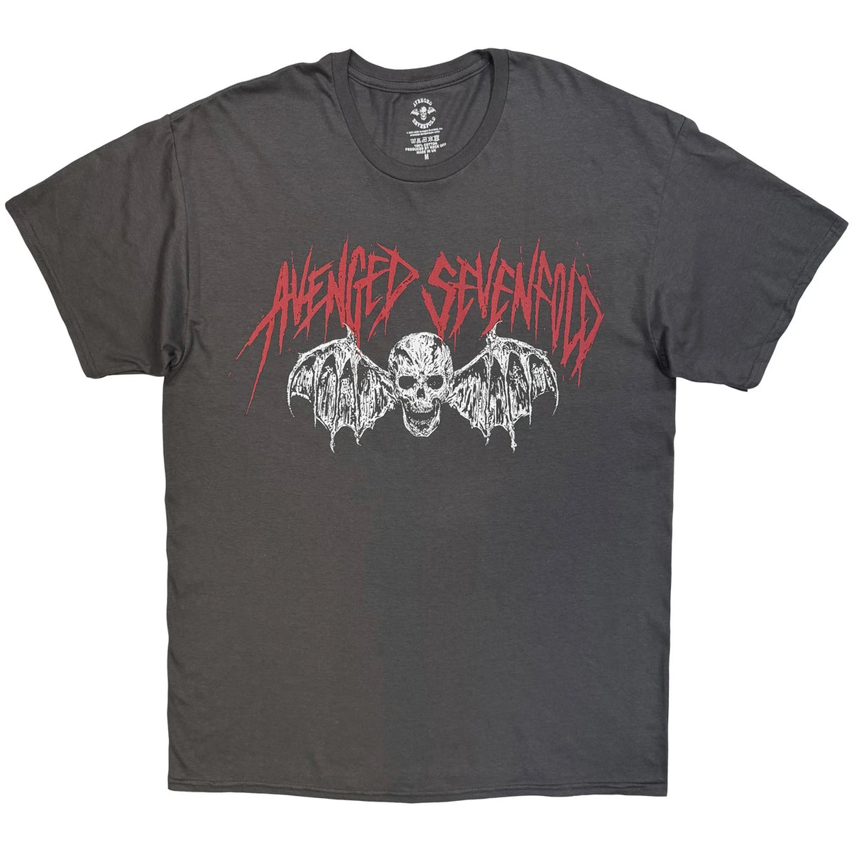AVENGED SEVENFOLD Attractive T-Shirt, Skull Bat