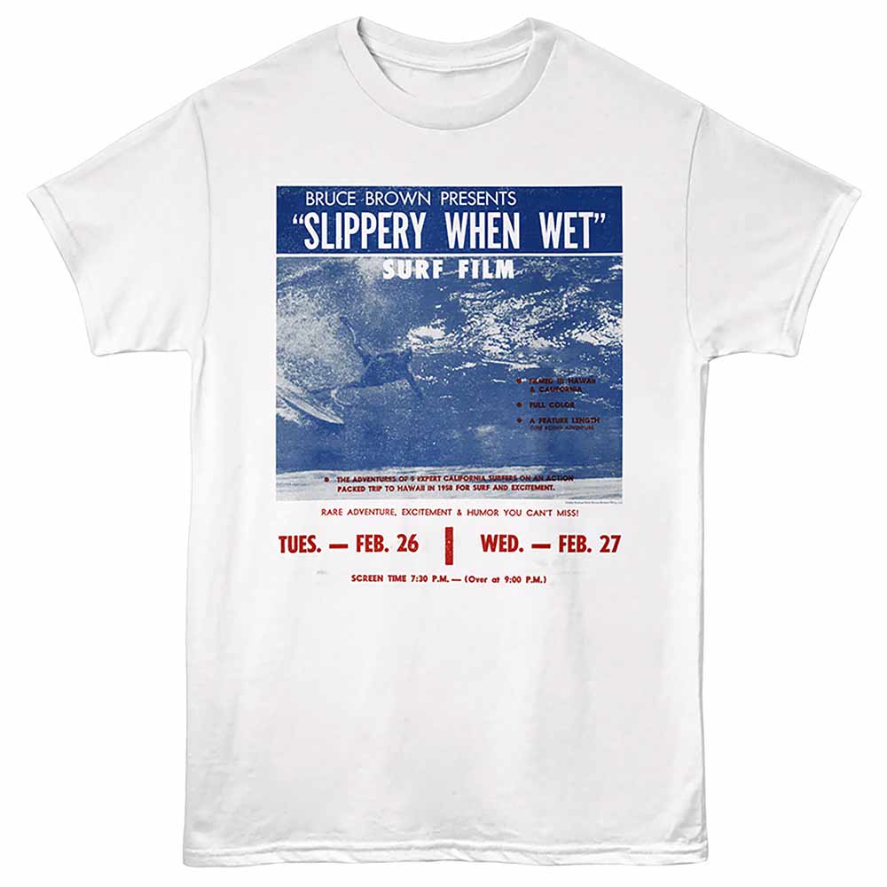 Bruce Brown Films Slippery When Wet T-Shirt