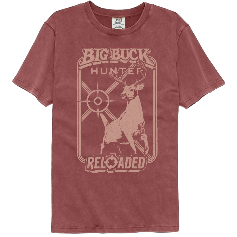 BIG BUCK HUNTER GARMENT DYE T-Shirt, MONOCHROME TARGET