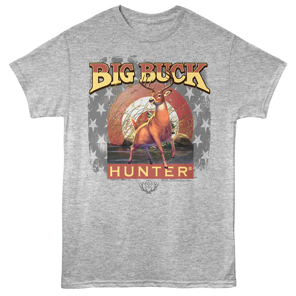 BIG BUCK HUNTER Eye-Catching T-Shirt, BULLSEYE