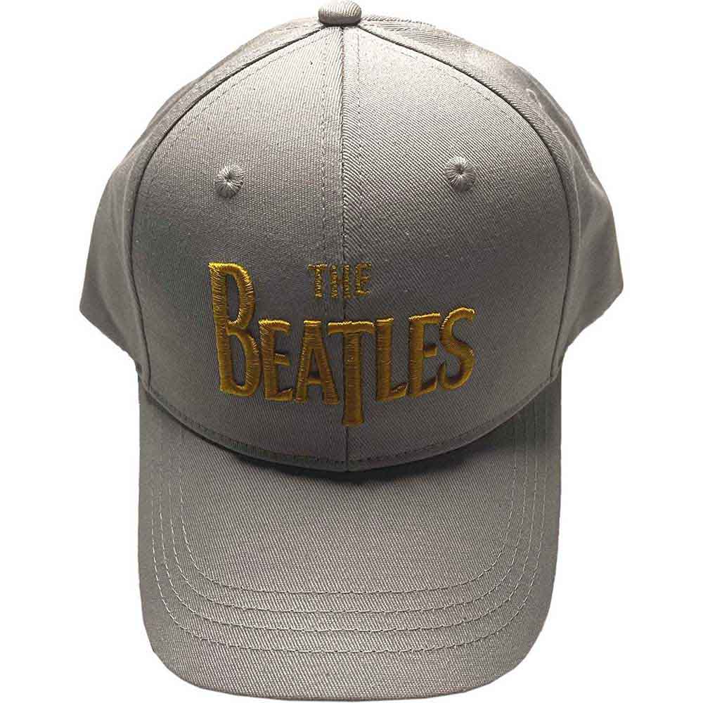 THE BEATLES Baseball Cap, Gold Drop T Logo