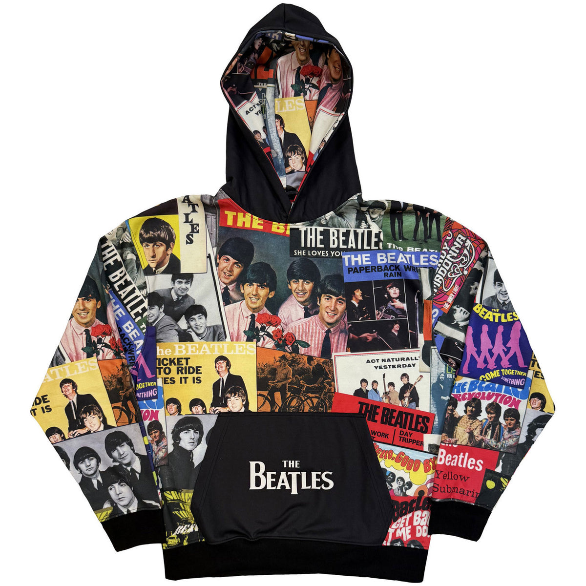 THE BEATLES Attractive Hoodie, Single Covers