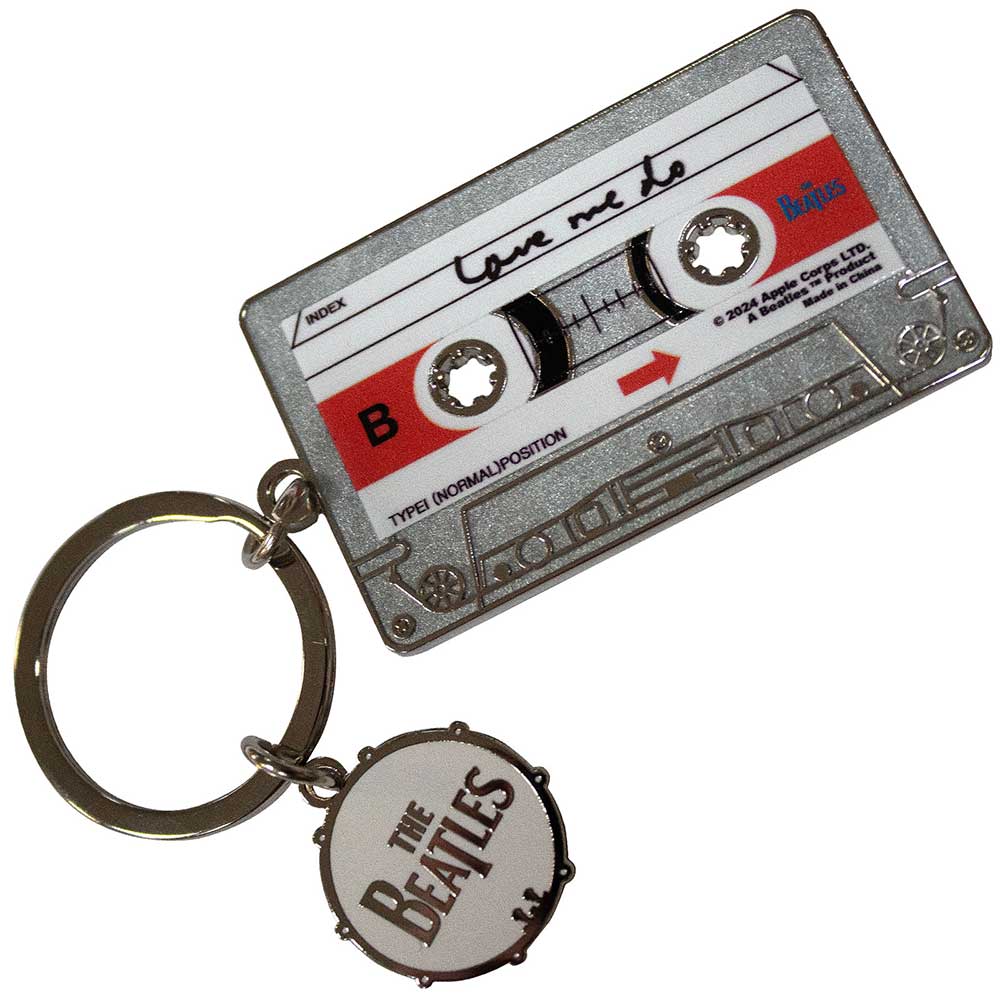 THE BEATLES Keychain, Now & Then Cassette