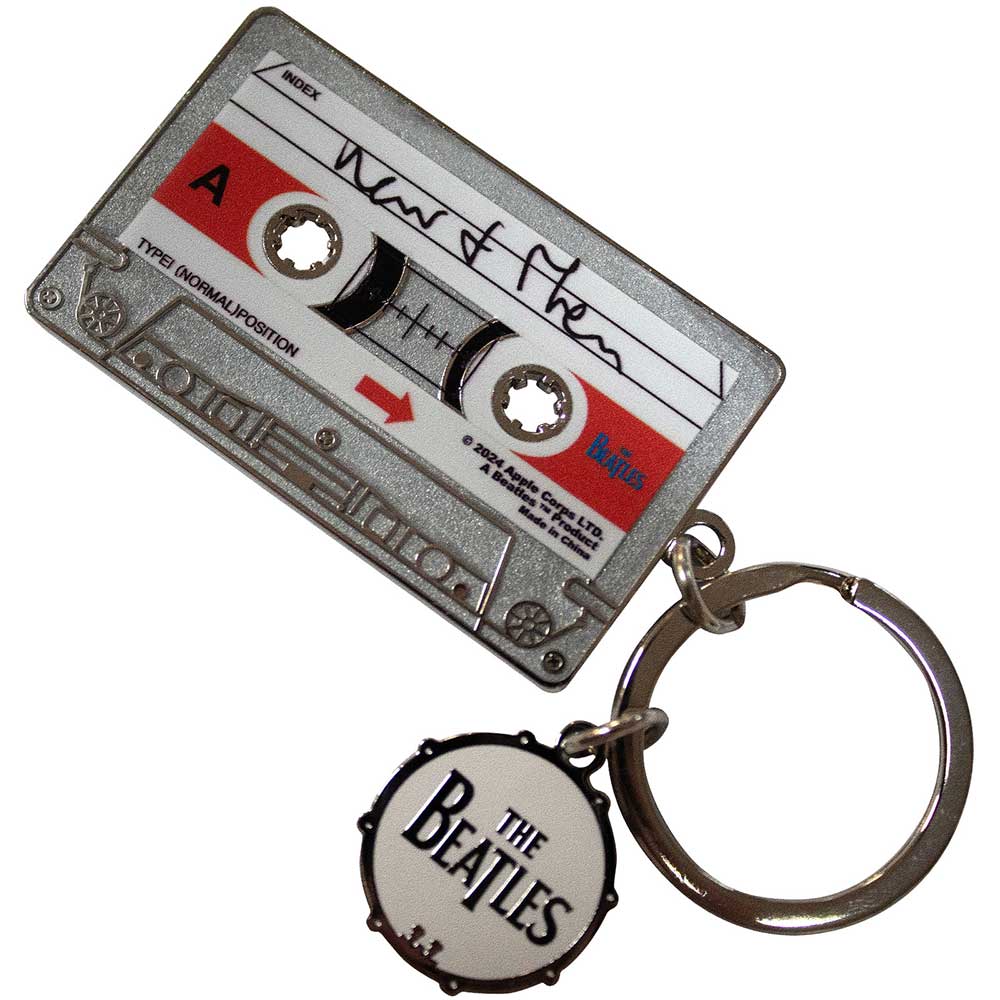 THE BEATLES Keychain, Now & Then Cassette