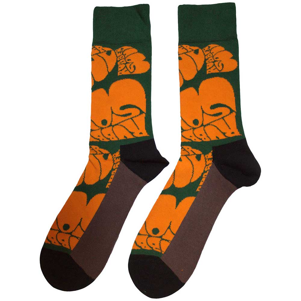 The Beatles Unisex Ankle Socks Rubber Soul Text Repeat