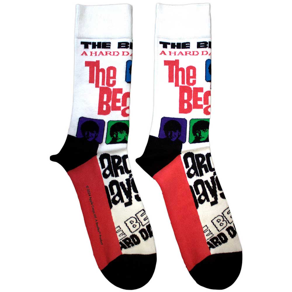 The Beatles Unisex Ankle Socks — A Hard Day&