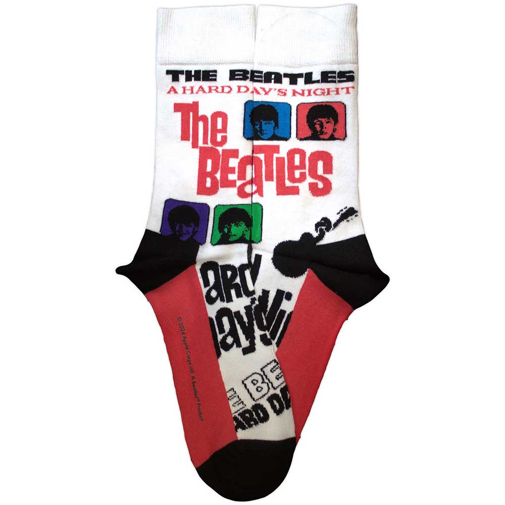 The Beatles Unisex Ankle Socks — A Hard Day&