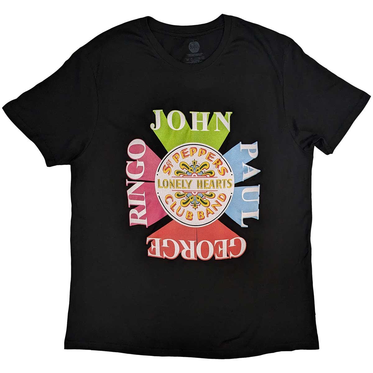 THE BEATLES Attractive T-Shirt, Sgt Pepper & Names