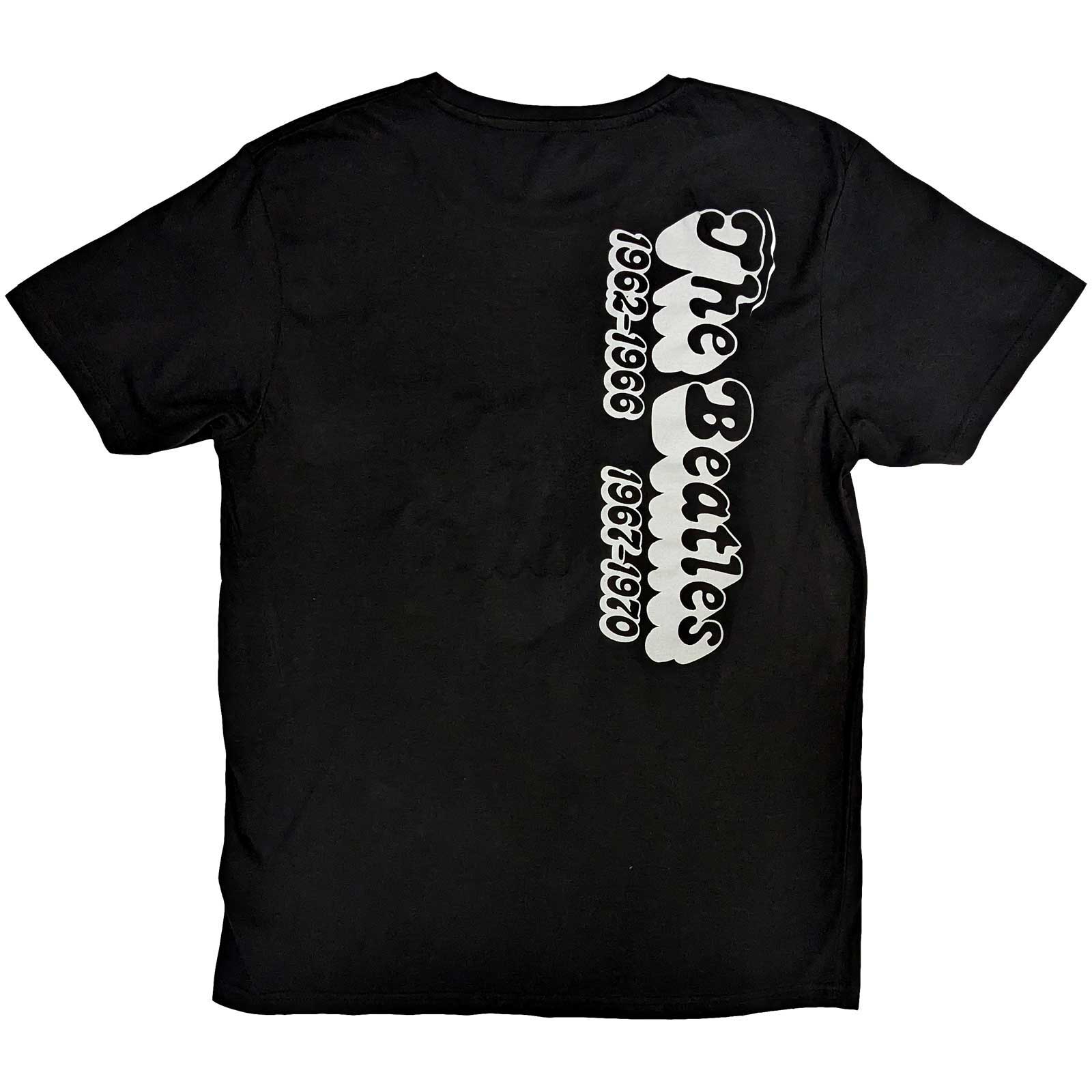 THE BEATLES Attractive T-Shirt, 70s Logo & Years