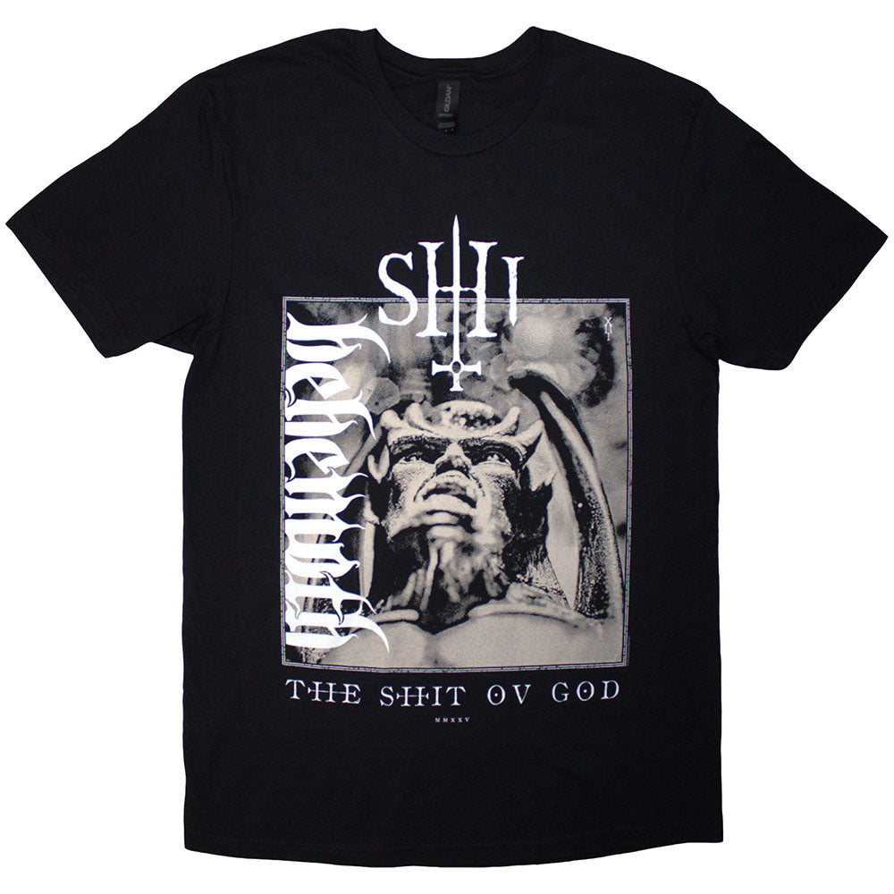 BEHEMOTH Attractive T-Shirt, The Shit Ov God Vertical Logo