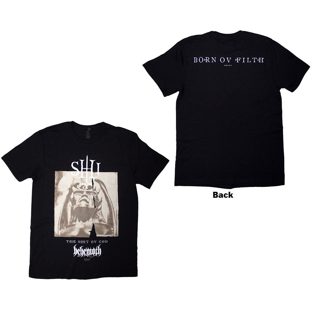 BEHEMOTH Attractive T-Shirt, The Shit Ov God Parchment