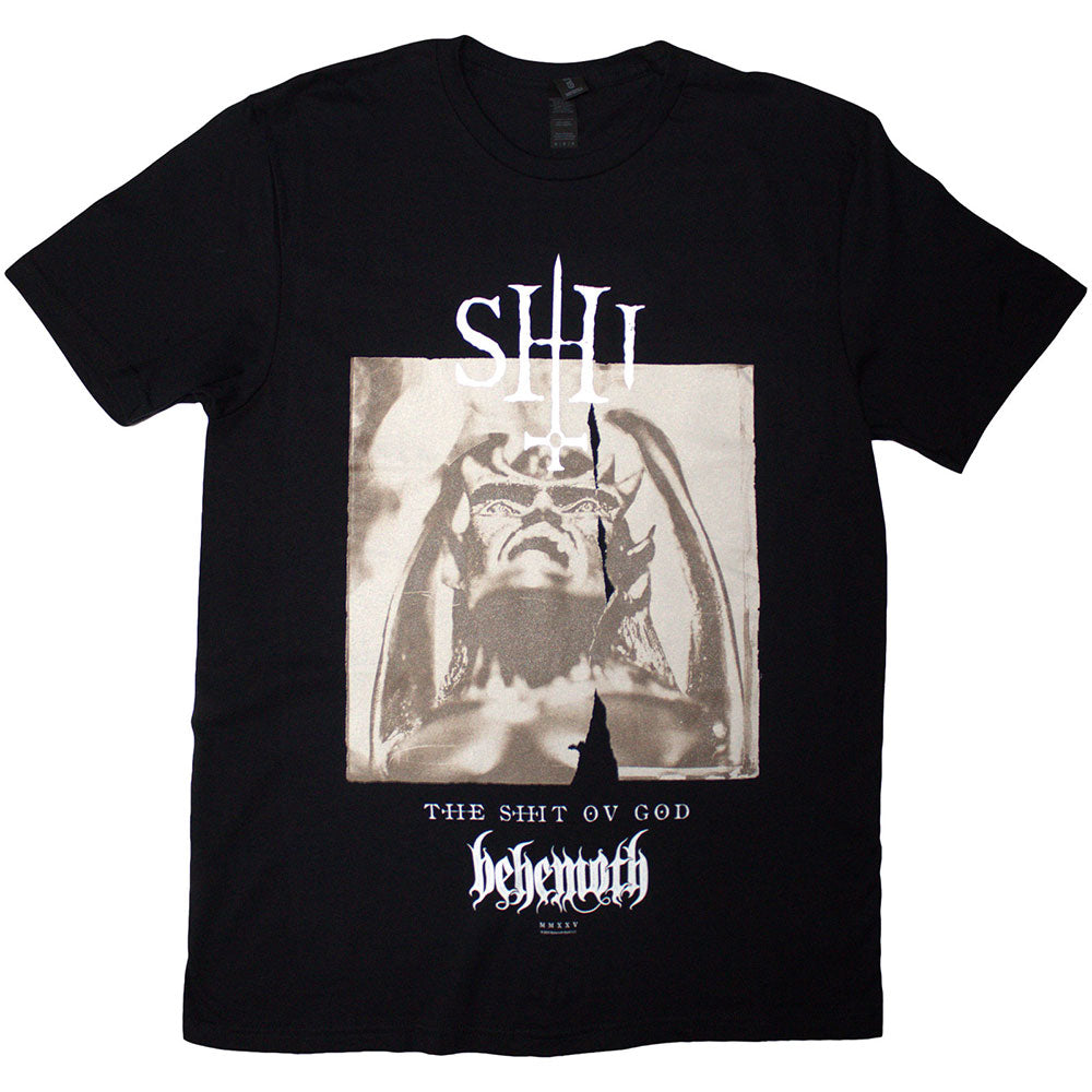 BEHEMOTH Attractive T-Shirt, The Shit Ov God Parchment