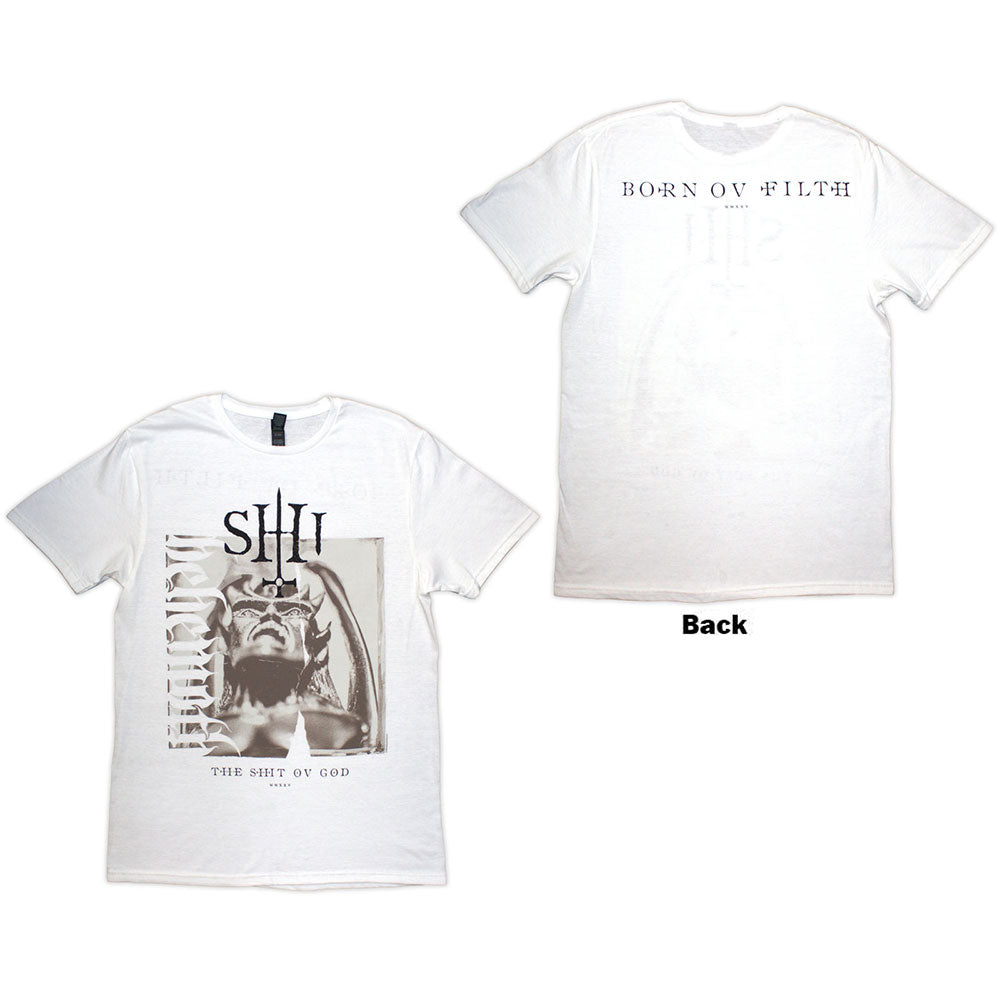 BEHEMOTH Attractive T-Shirt, The Shit Ov God Sepia Parchment