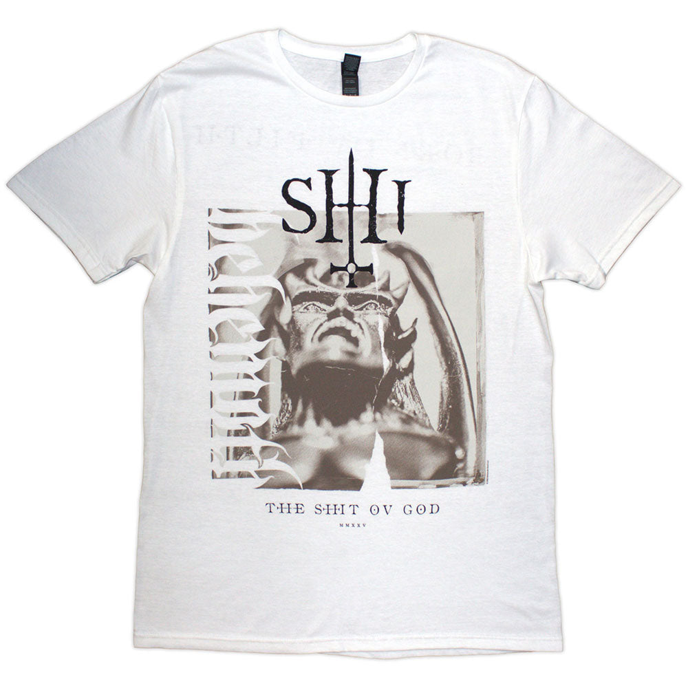 BEHEMOTH Attractive T-Shirt, The Shit Ov God Sepia Parchment