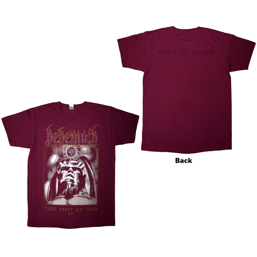 BEHEMOTH Attractive T-Shirt, The Shit Ov God Cover