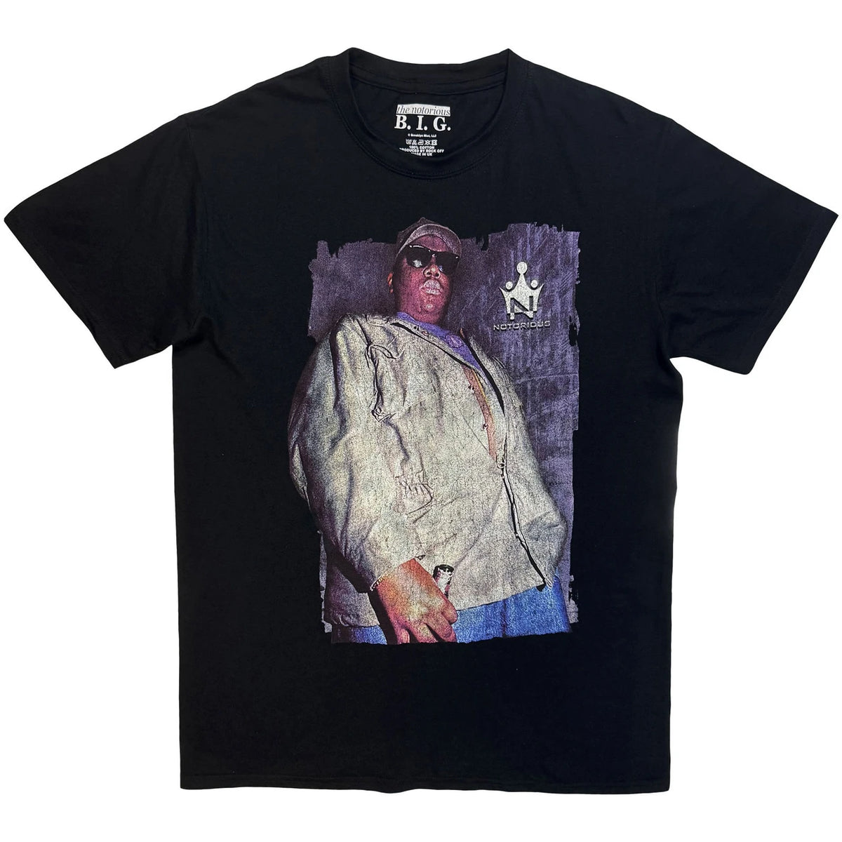 THE NOTORIOUS B.I.G. Attractive T-Shirt, Biggie With Bottle