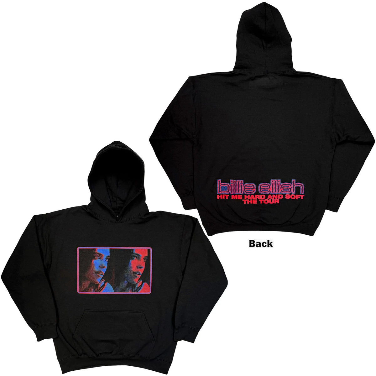 BILLIE EILISH Attractive Hoodie, Hit Me Hard And Soft Tour