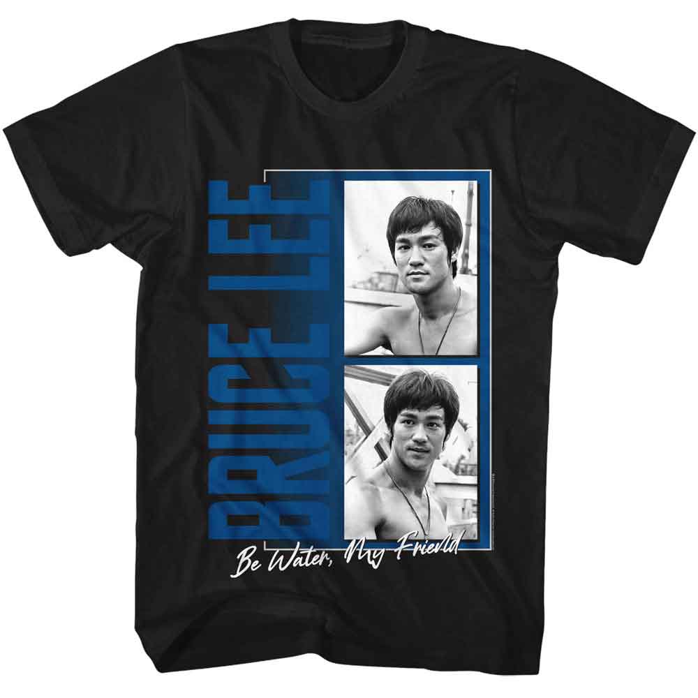 BRUCE LEE Glorious T-Shirt, BE WATER MY FRIEND