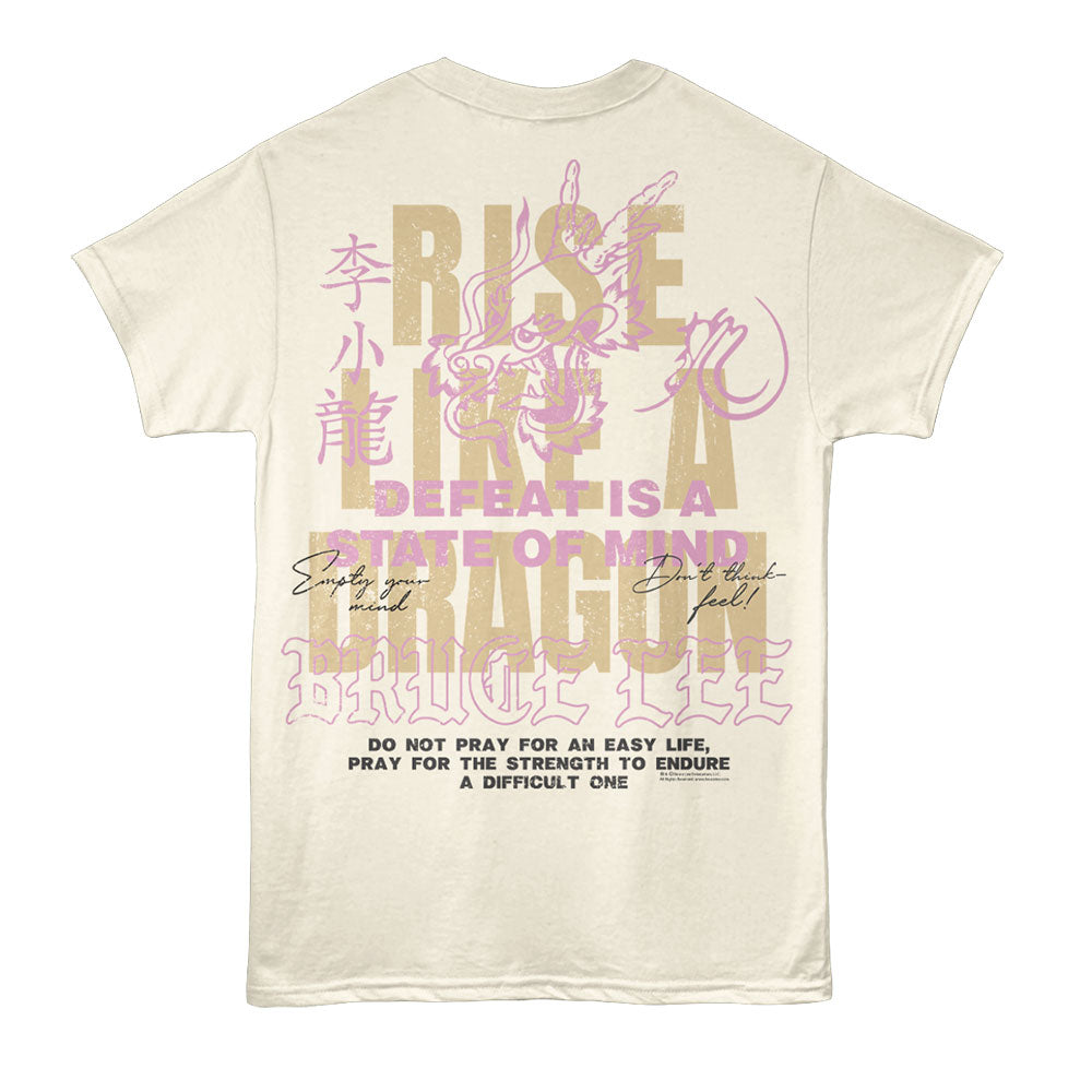 BRUCE LEE Eye-Catching T-Shirt, RISE LIKE A DRAGON