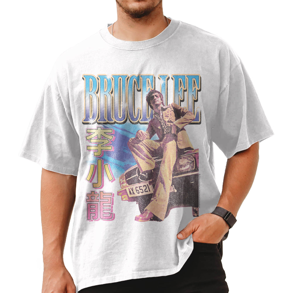 BRUCE LEE Oversized T-Shirt, JUN FAN CAR SIT