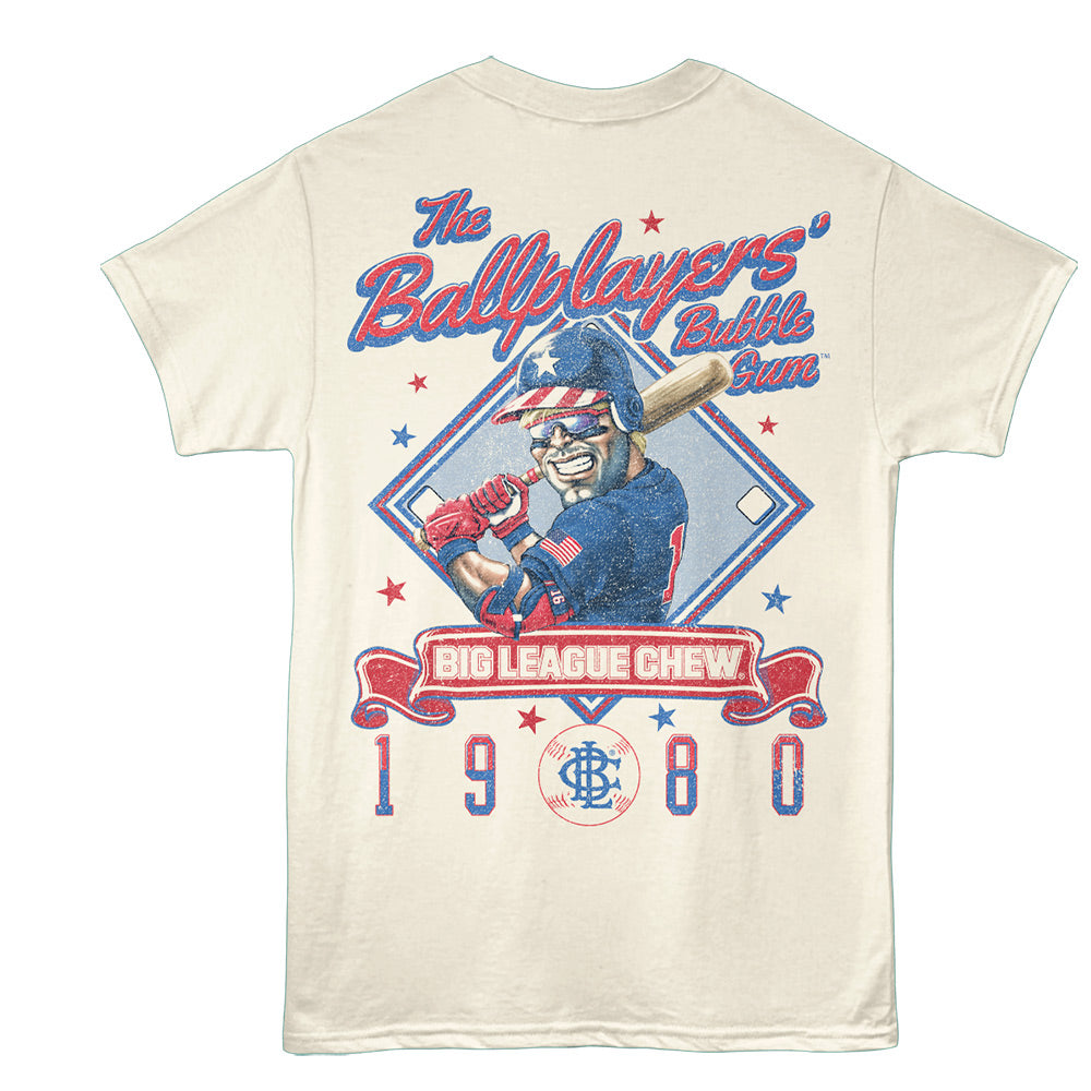 BIG LEAGUE CHEW Eye-Catching T-Shirt, USA SLUGGER