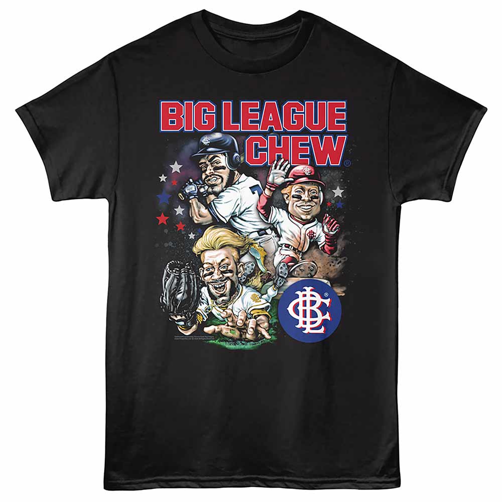 BIG LEAGUE CHEW Eye-Catching T-Shirt, STAR WORK