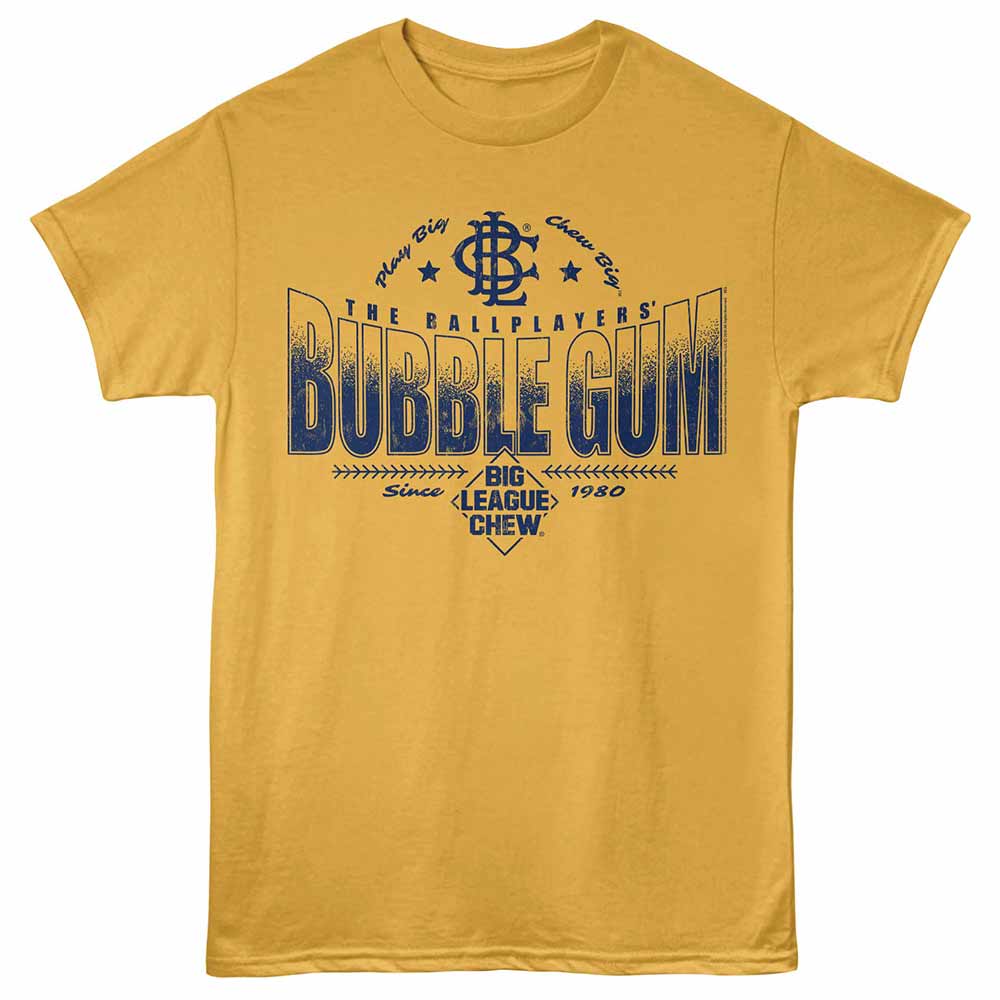 BIG LEAGUE CHEW Eye-Catching T-Shirt, TYPOGRAPHY