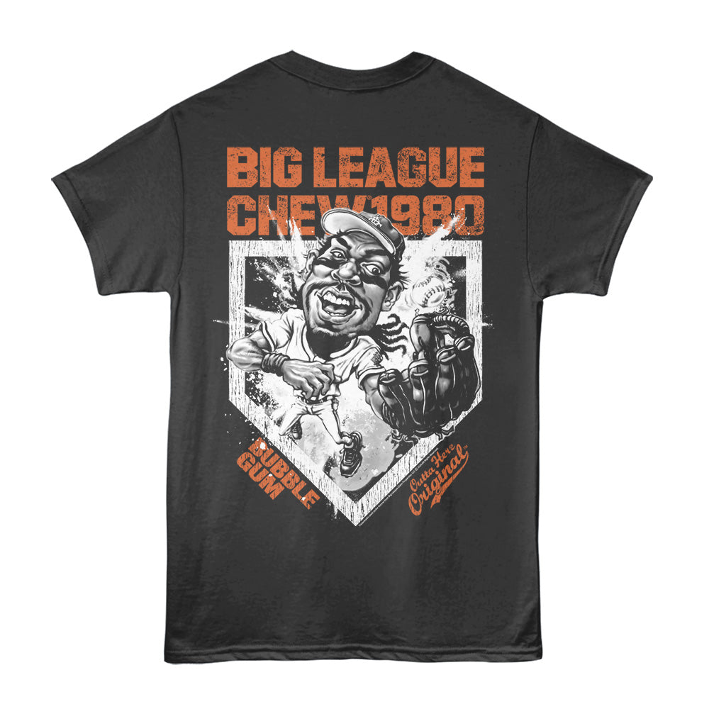 BIG LEAGUE CHEW Eye-Catching T-Shirt, BASE CATCH