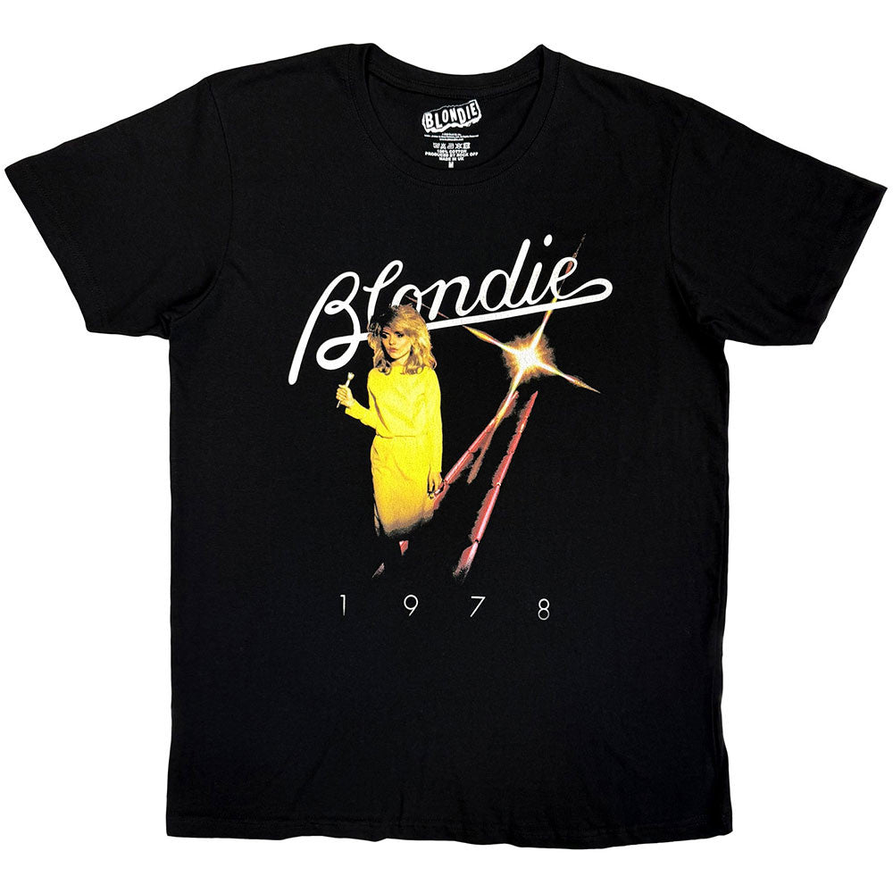 BLONDIE Attractive T-Shirt, Yellow Dress 1978