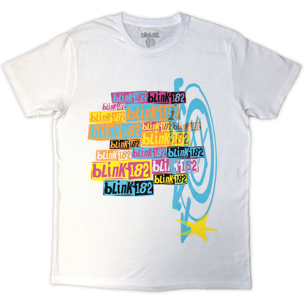 BLINK-182 Attractive T-Shirt, Multi Logo