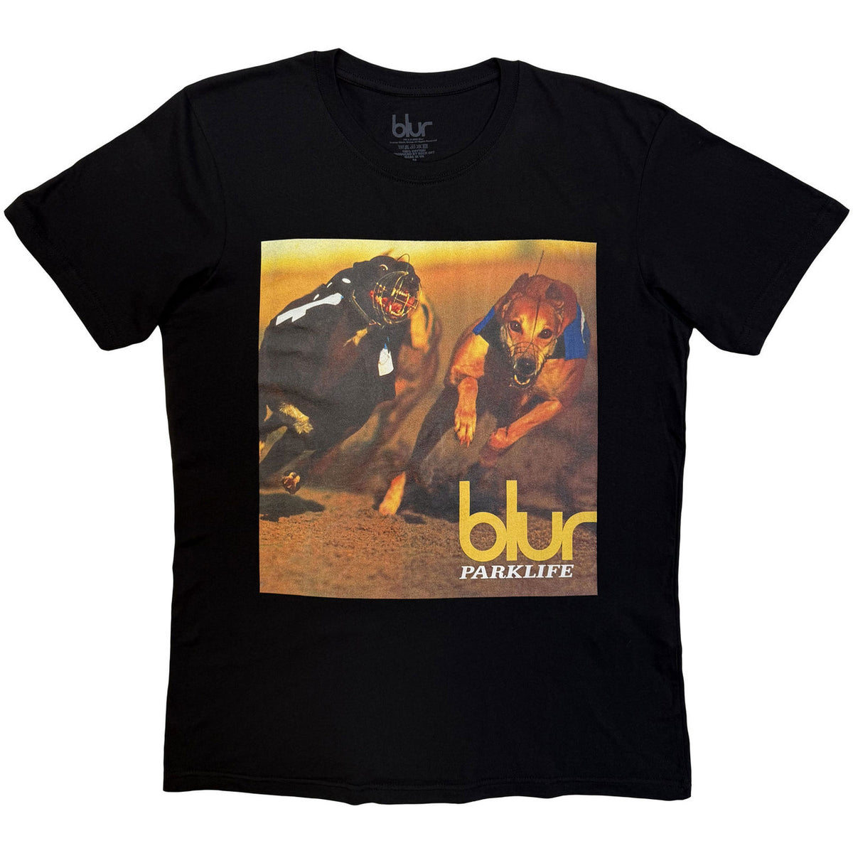 Black t-shirt with &