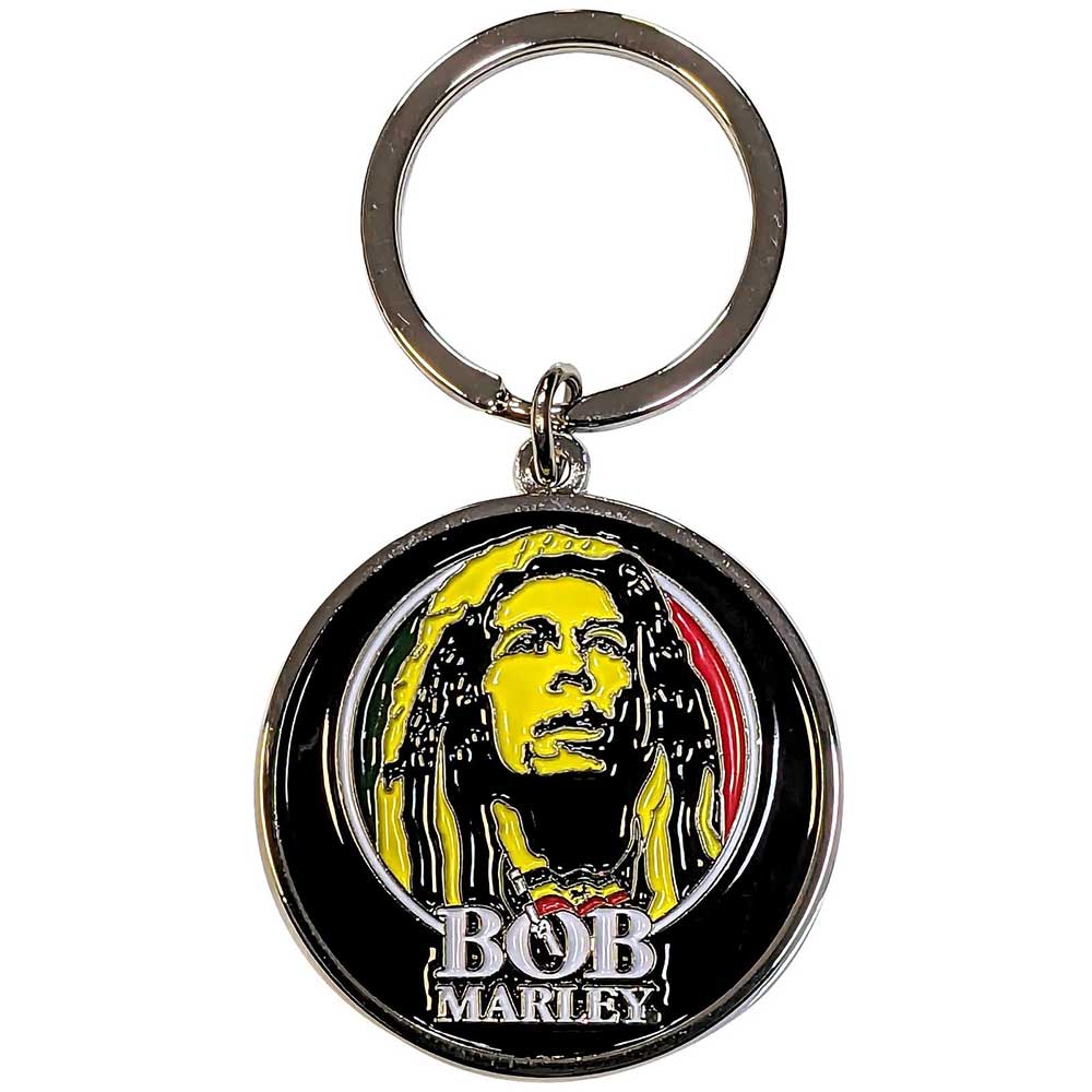 BOB MARLEY Keychain, Logo Face