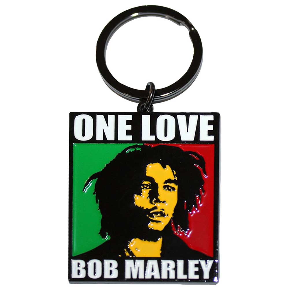 BOB MARLEY Keychain, One Love | Authentic Band Merch