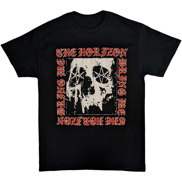 BRING ME THE HORIZON Attractive T-Shirt, Metal Logo Skull