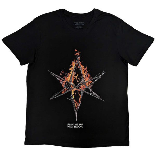 BRING ME THE HORIZON Attractive T-Shirt, Flame Hex