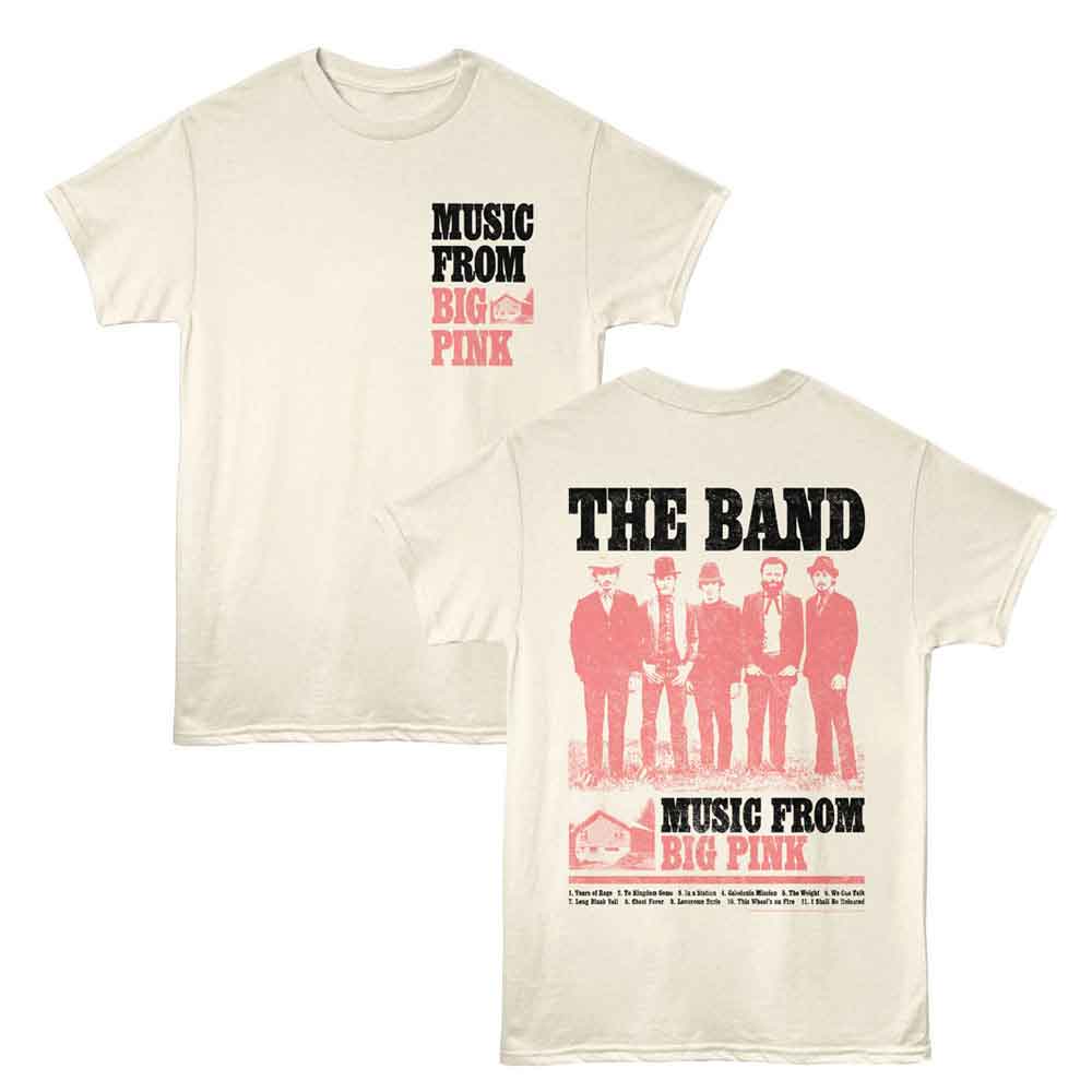 THE BAND Eye-Catching T-Shirt, MUSIC FROM BIG PINK 68