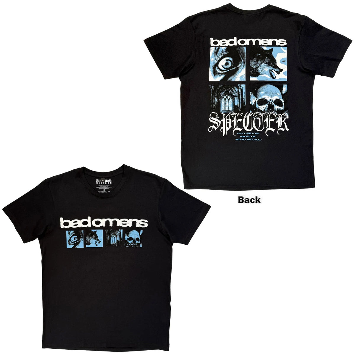 BAD OMENS Carbon T-Shirt, Specter Collage