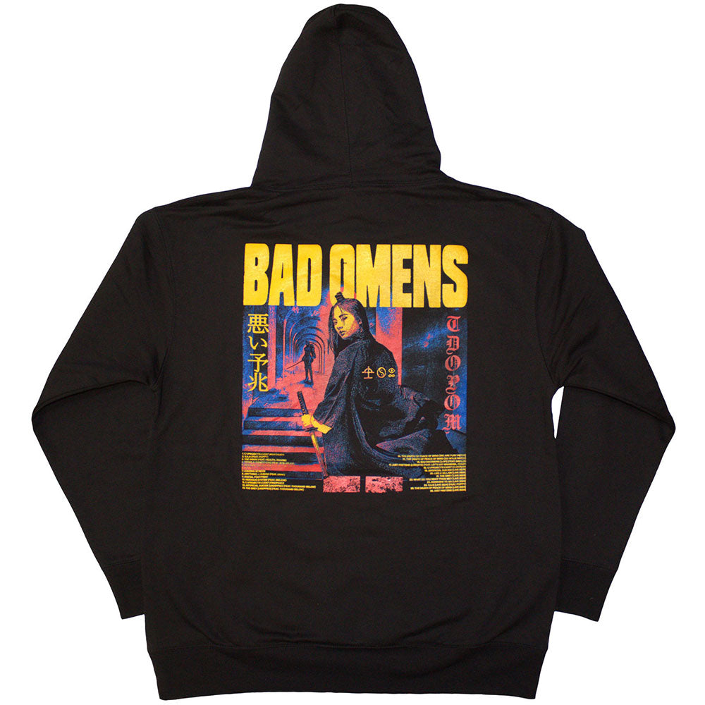 BAD OMENS Attractive Hoodie, Samurai Woman