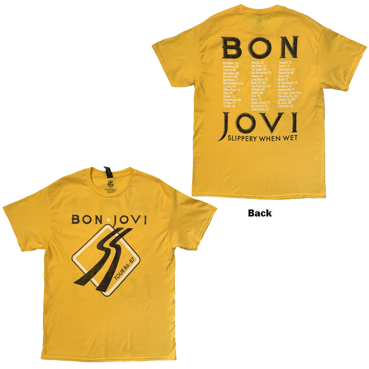 BON JOVI Attractive T-shirt, Tour &