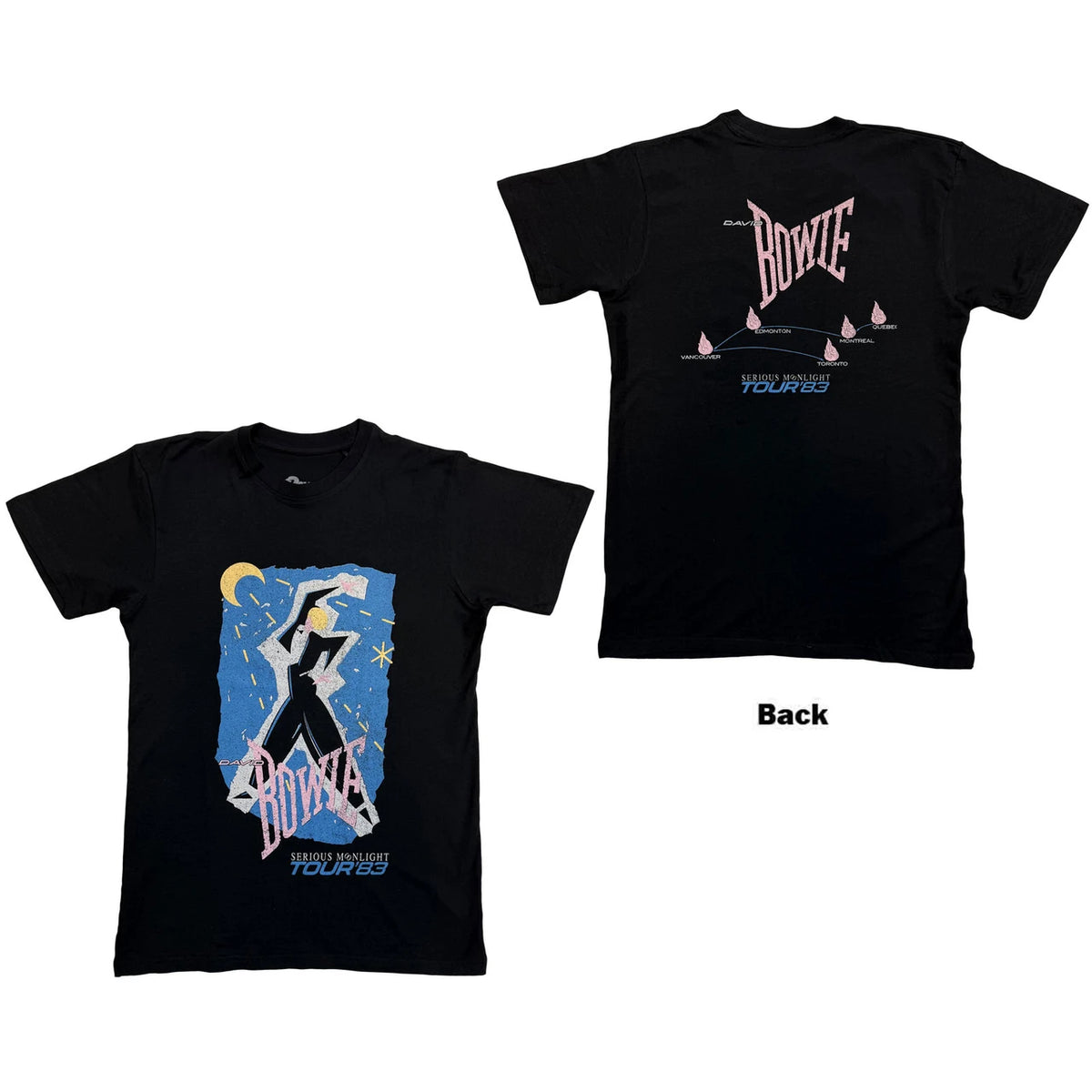 DAVID BOWIE Attractive T-Shirt, 83&