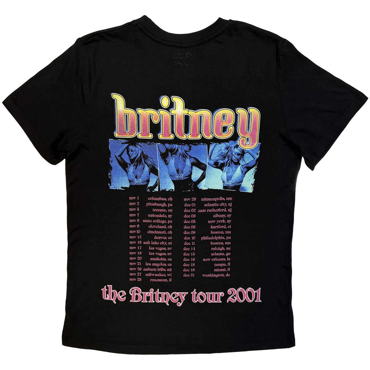 BRITNEY SPEARS Ladies T-Shirt, Tour 2001