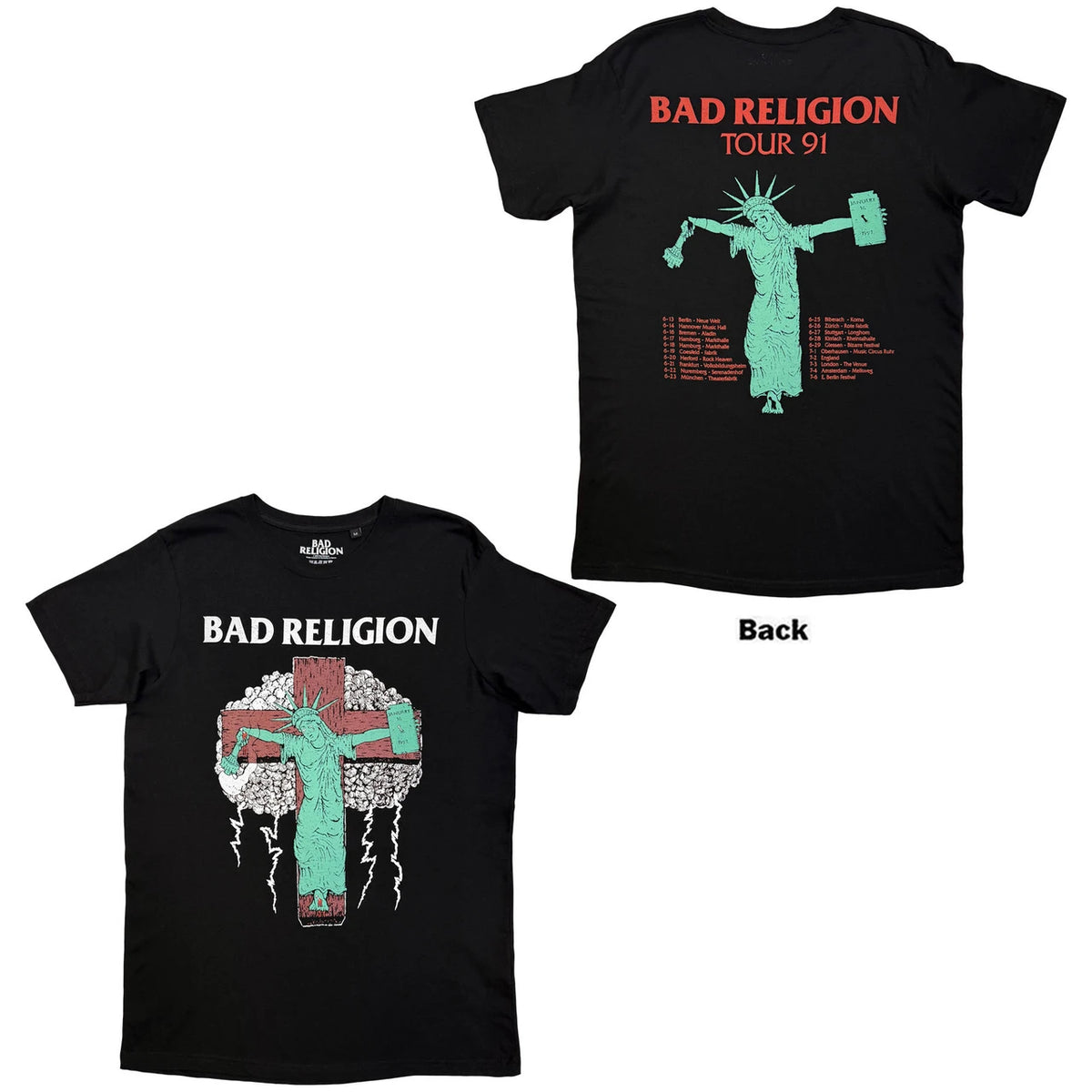 BAD RELIGION Attractive T-Shirt, Liberty &