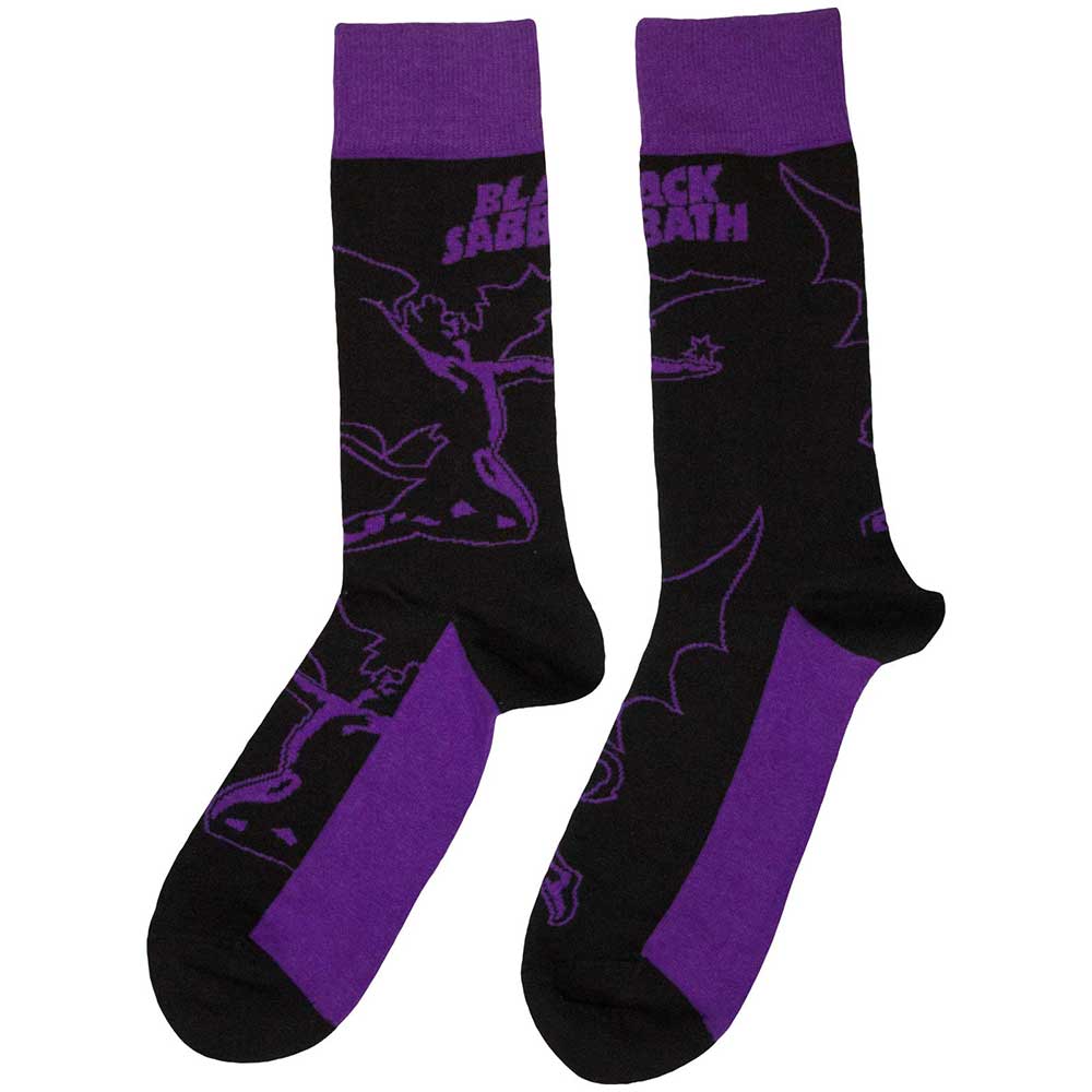 BLACK SABBATH Unisex Ankle Socks, Logo & Demon