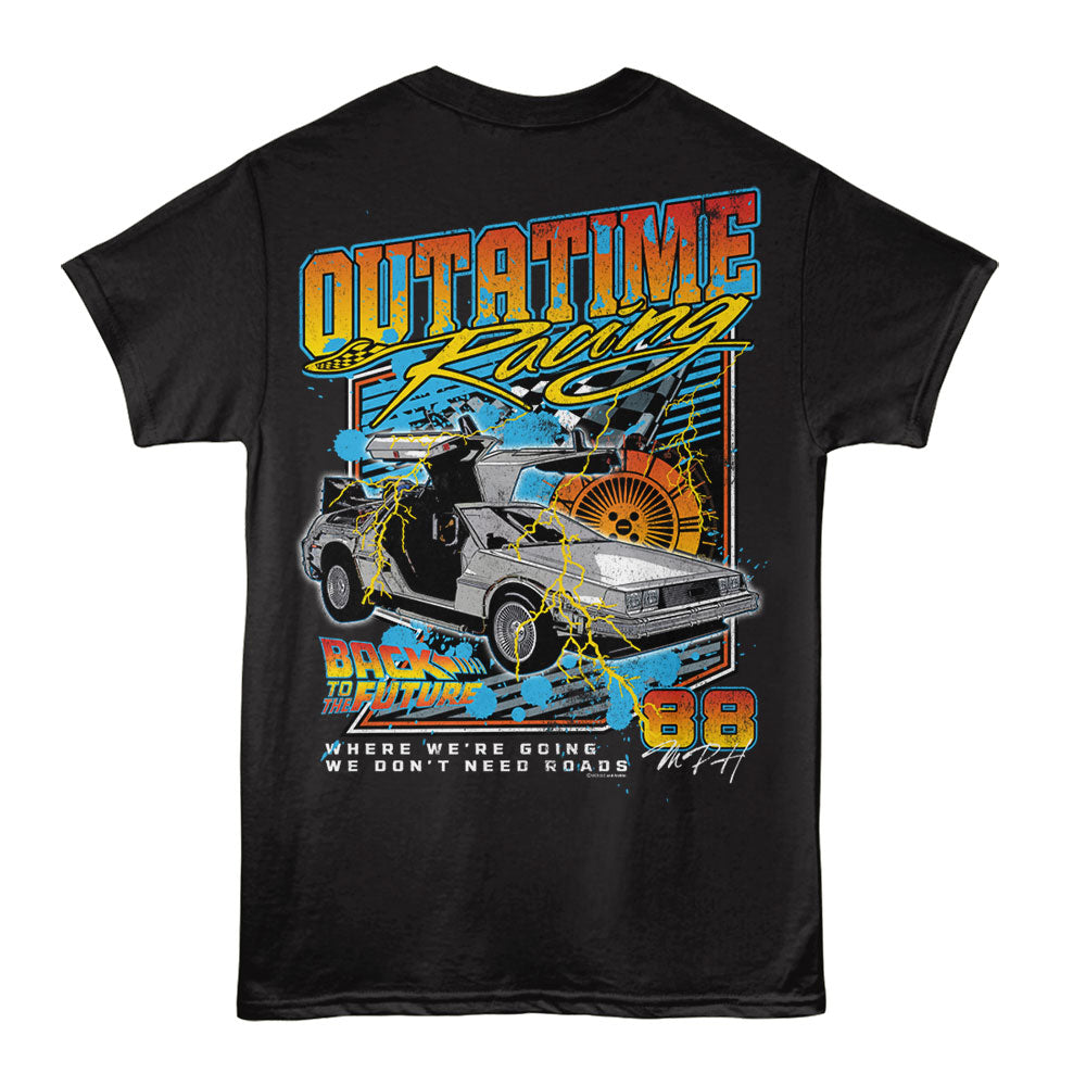 BACK TO THE FUTURE T-Shirt, OUTATIME RACING