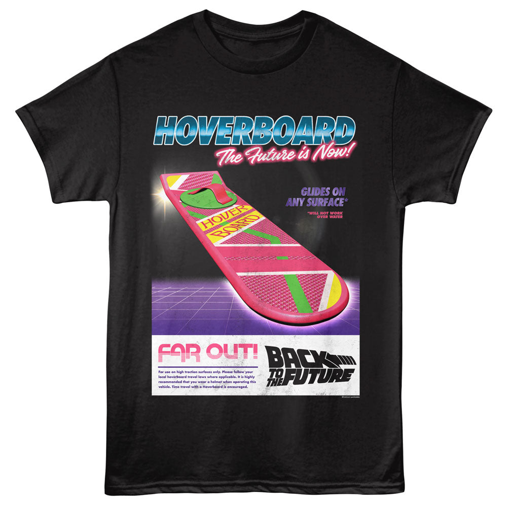 BACK TO THE FUTURE Eye-Catching T-Shirt, HOVERBOARD