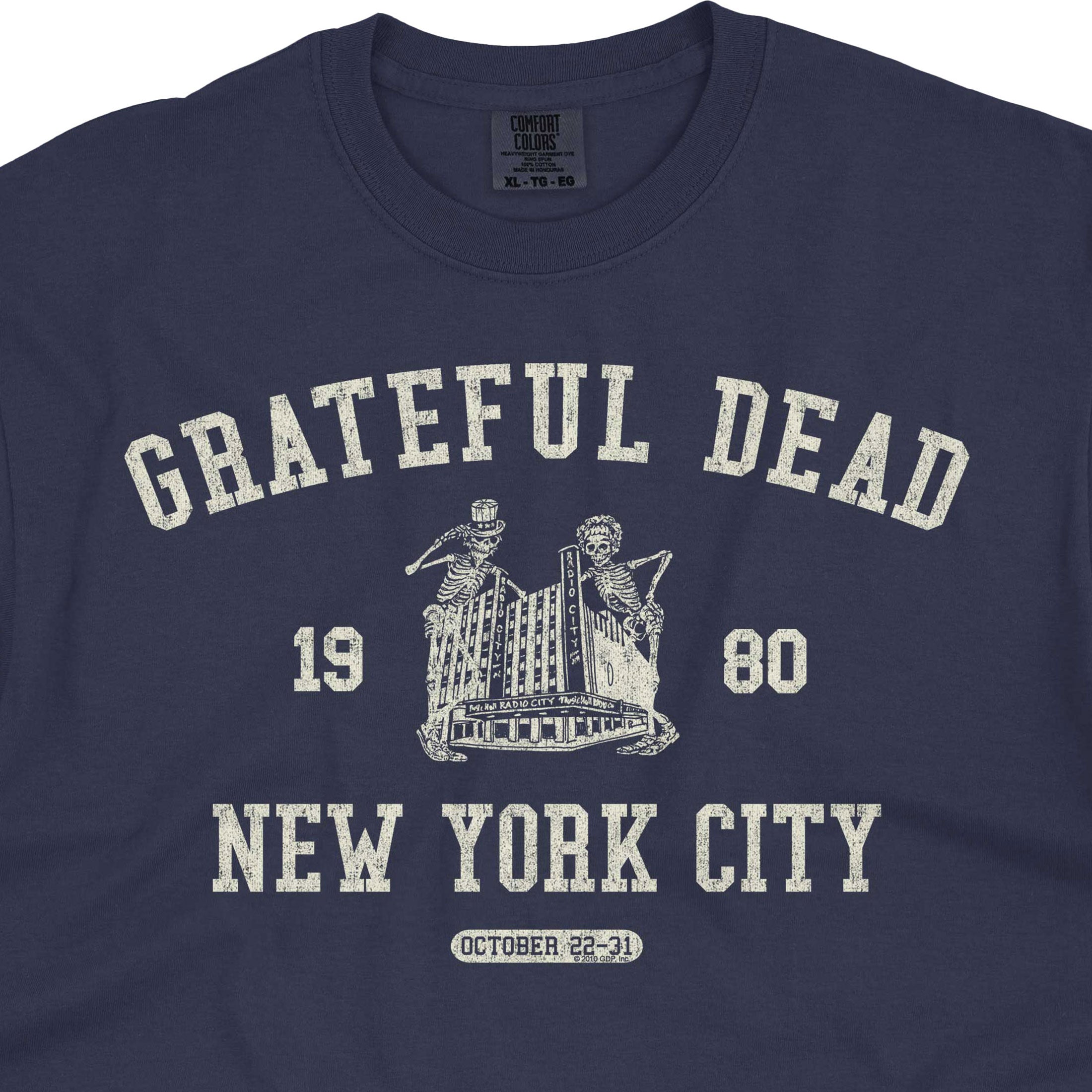 GRATEFUL DEAD T-Shirt, NY 80