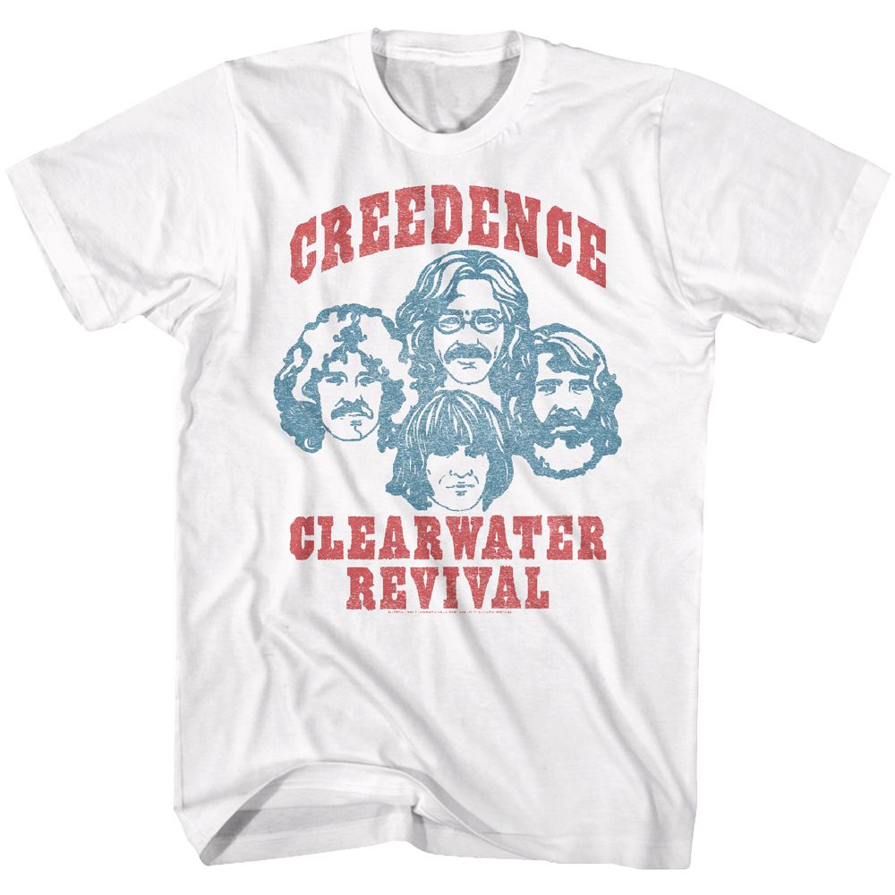 CREEDENCE CLEARWATER REVIVAL Eye-Catching T-Shirt, BAND