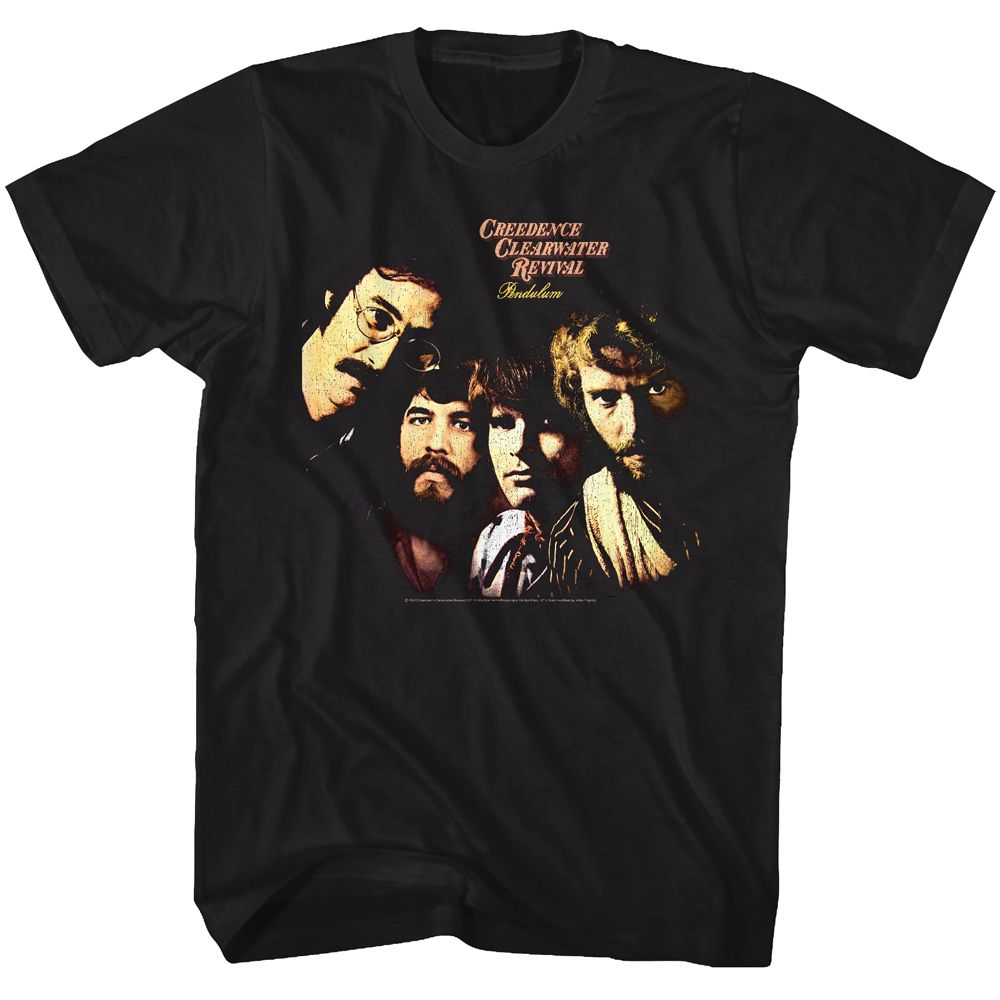 CREEDENCE CLEARWATER REVIVAL Eye-Catching T-Shirt, PENDULUM COVER